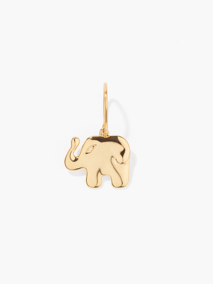 Aurélie Elephant drop earring