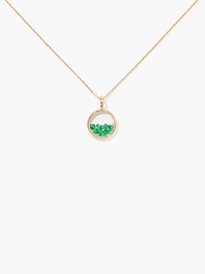 Emerald Mini Chivor Pendant