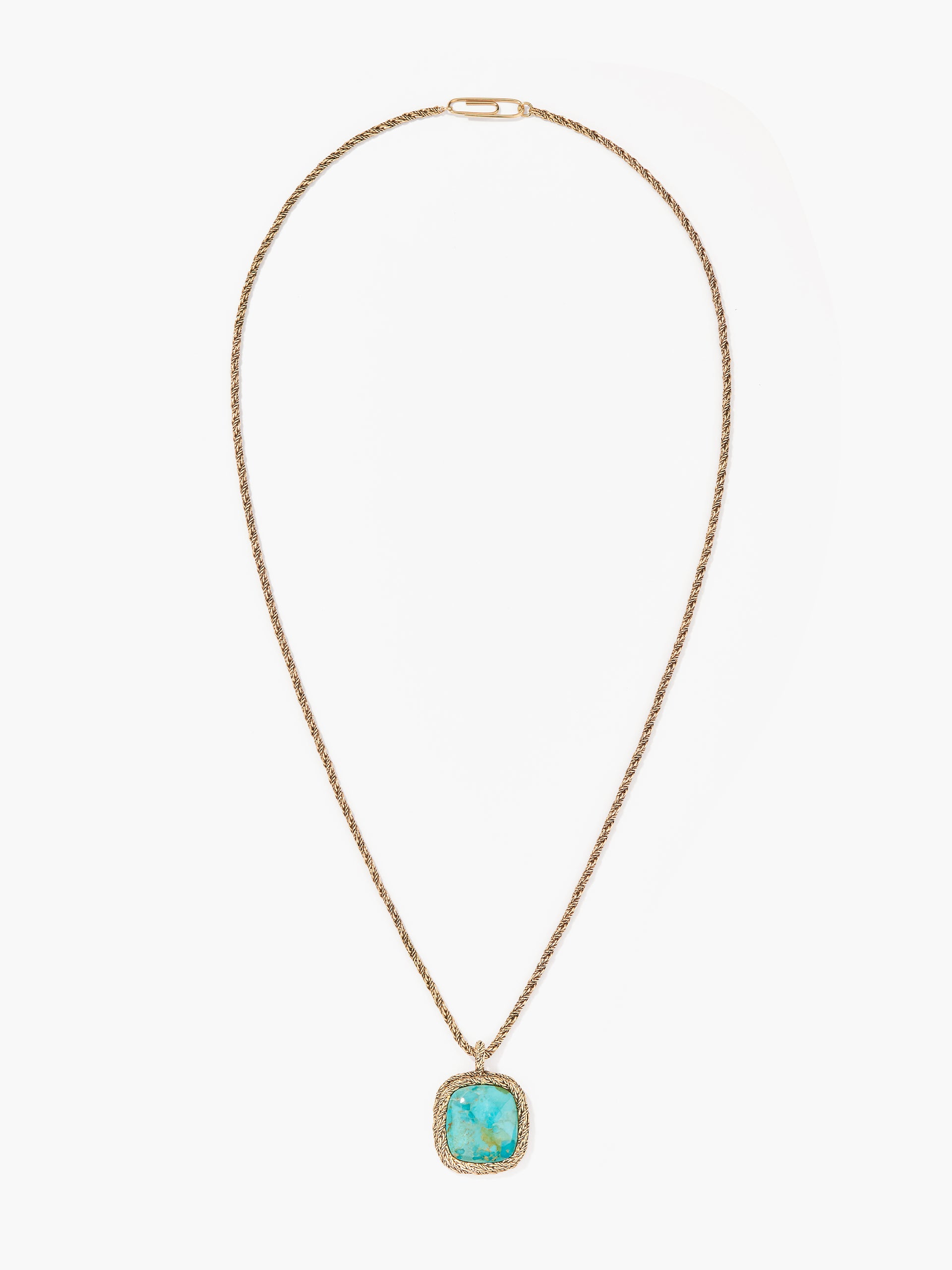 ネックレス・ペンダント AURELIE BIDERMANN Tao necklace in Turquoise Blue l Aurelie Bidermann Tao necklace | Tao necklace | Les