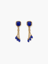 Boucles d'oreilles Miki lapis-lazuli