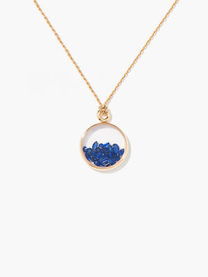 Blue Sapphires Baby Chivor pendant