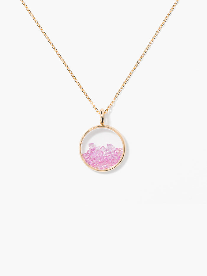 Pendentif Baby Chivor Saphirs Roses