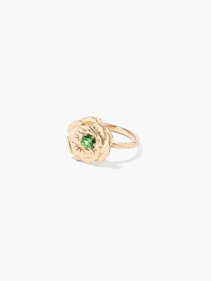 aurélie bidermann Bague Bouquet Tsavorite ROSBA01TS YG-52