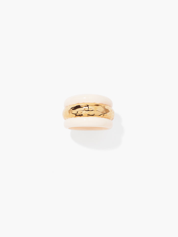 aurélie bidermann Bague Nazca Ivoire SS21BA06 MG-50