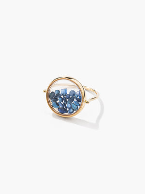 Bague Chivor Saphirs Bleus