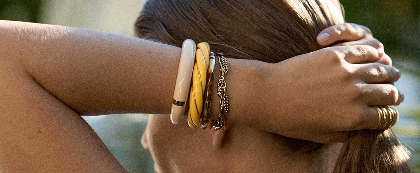 Diana black bangle | Diana Collection | Aurelie Bidermann