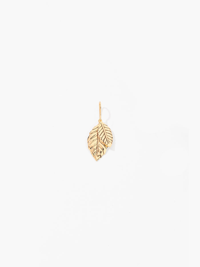 Boucle d'oreille feuille de rose Rosalinde