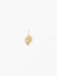 Boucle d'oreille feuille de rose Rosalinde