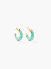 Diana aqua earrings