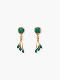 Miki Malachite earrings