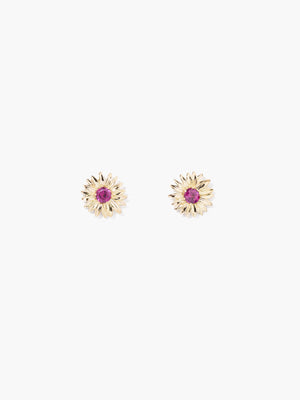Rhodolite Garnet Bouquet earring