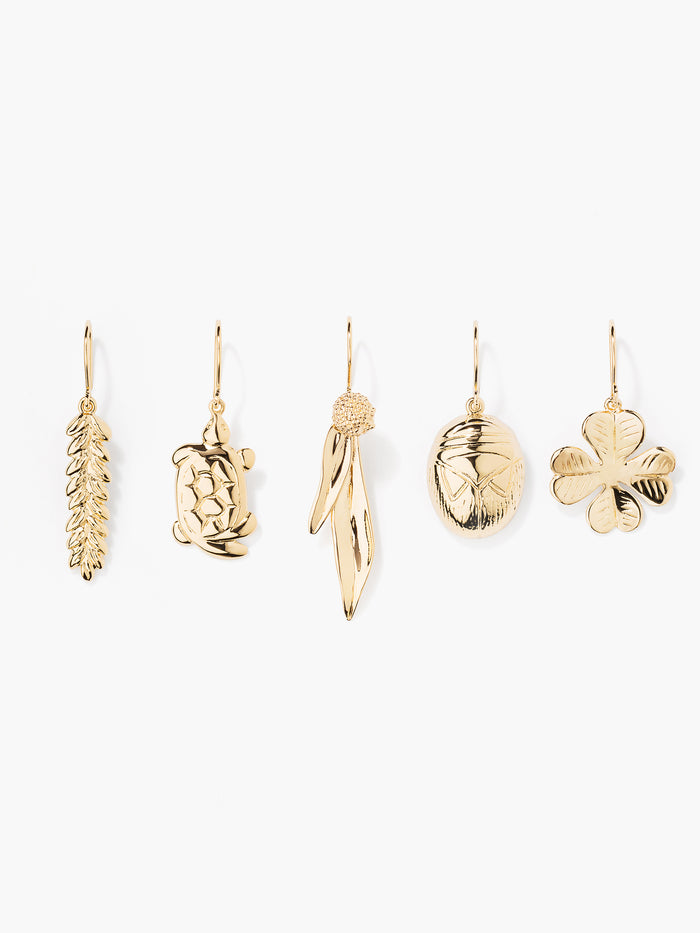 Aurélie beetle drop earring