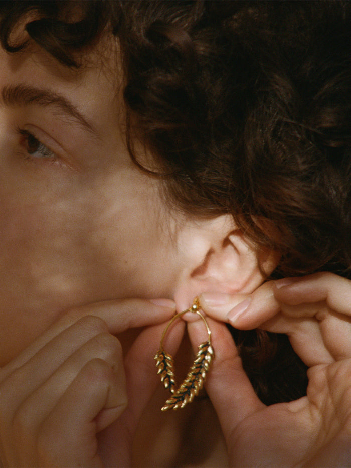 Boucles d'oreilles Blé