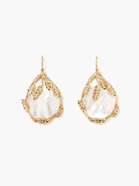 Françoise mother-of-pearl earrings
