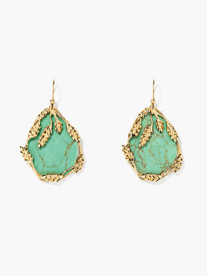 Françoise turquoise earrings