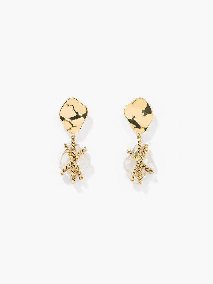 aurélie bidermann Boucles d'oreilles Mycene FW21BO11 MG
