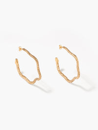 Tao hoop earrings