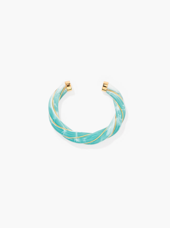 aurélie bidermann Jonc Diana Amazonite SS24BR19 MG