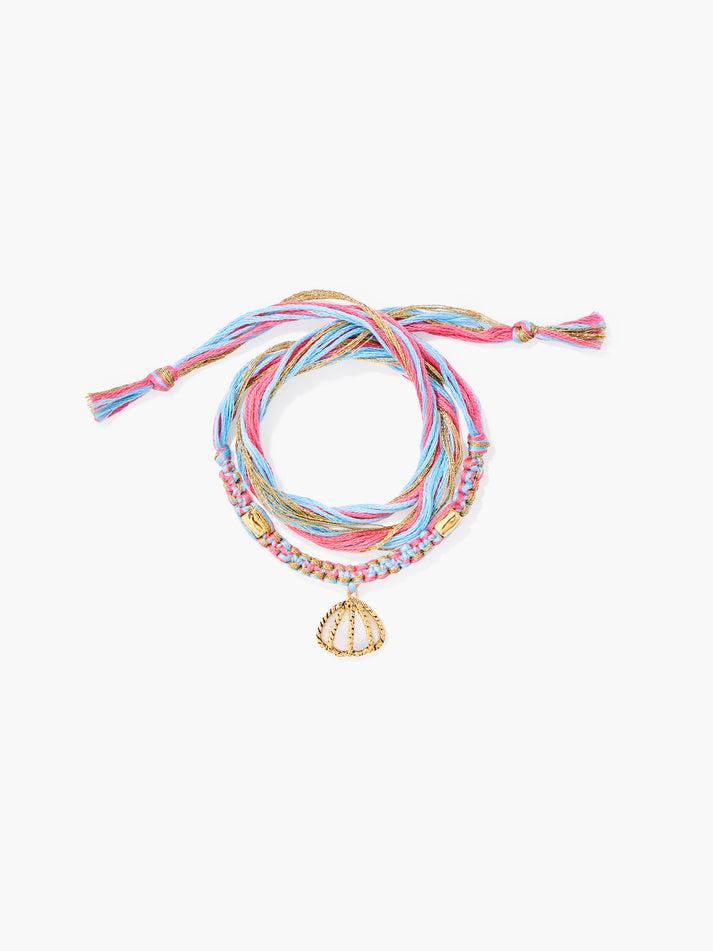 aurélie bidermann Bracelet Honolulu coquillage SS25BR04 MG