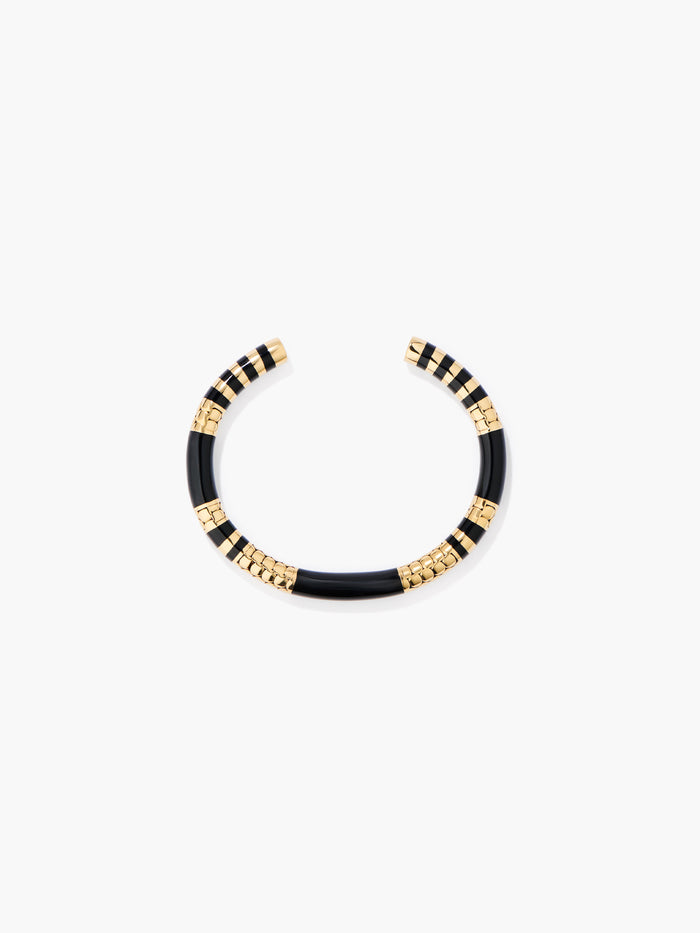 Jonc Positano noir serpent