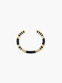Jonc Positano noir serpent