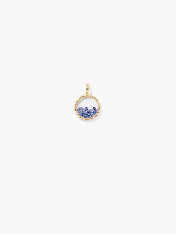 Pendentif mini Chivor saphirs bleus