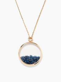 Pendentif Chivor Saphirs Bleus