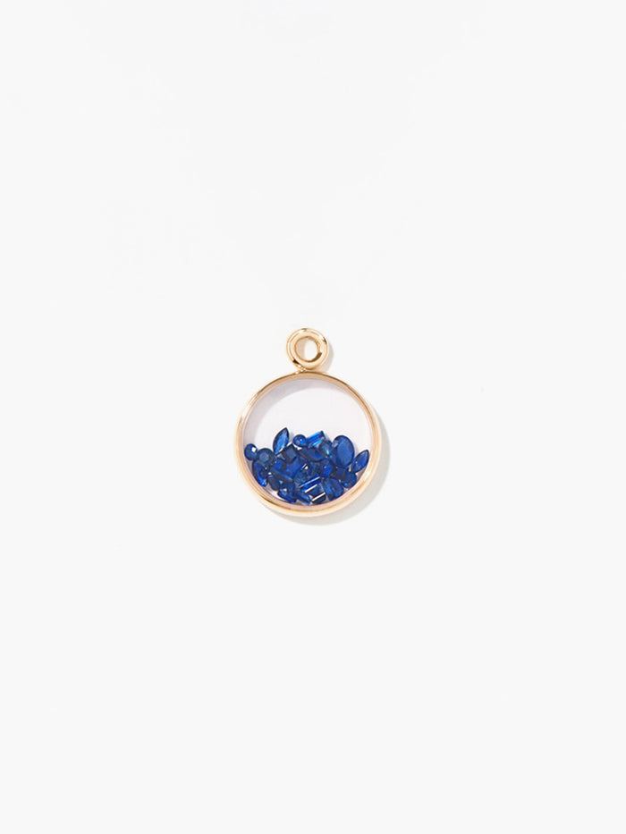 Pendentif Baby Chivor Saphirs Bleus