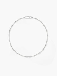 Silver-plated twisted chain
