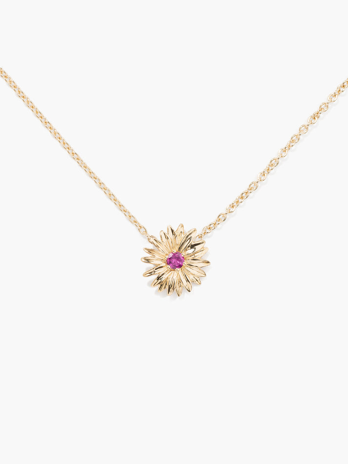 aurélie bidermann Collier Bouquet Grenat Rhodolite MARCO01GRE YG