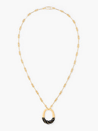 Diana black necklace