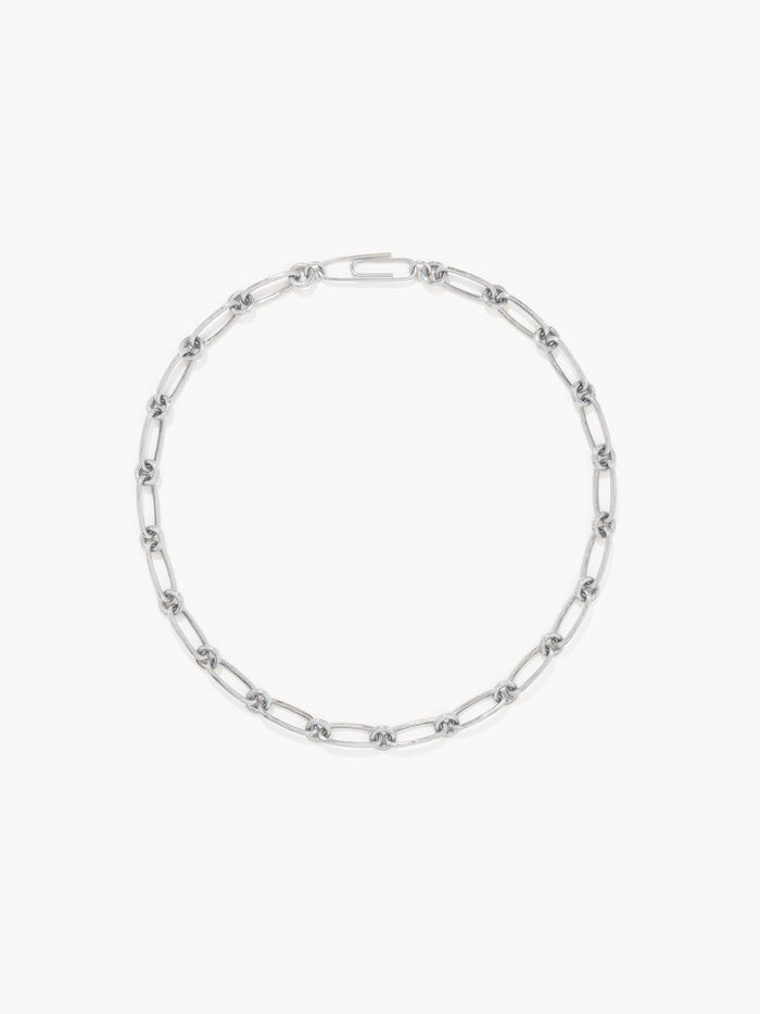Silver-plated hazelnut necklace