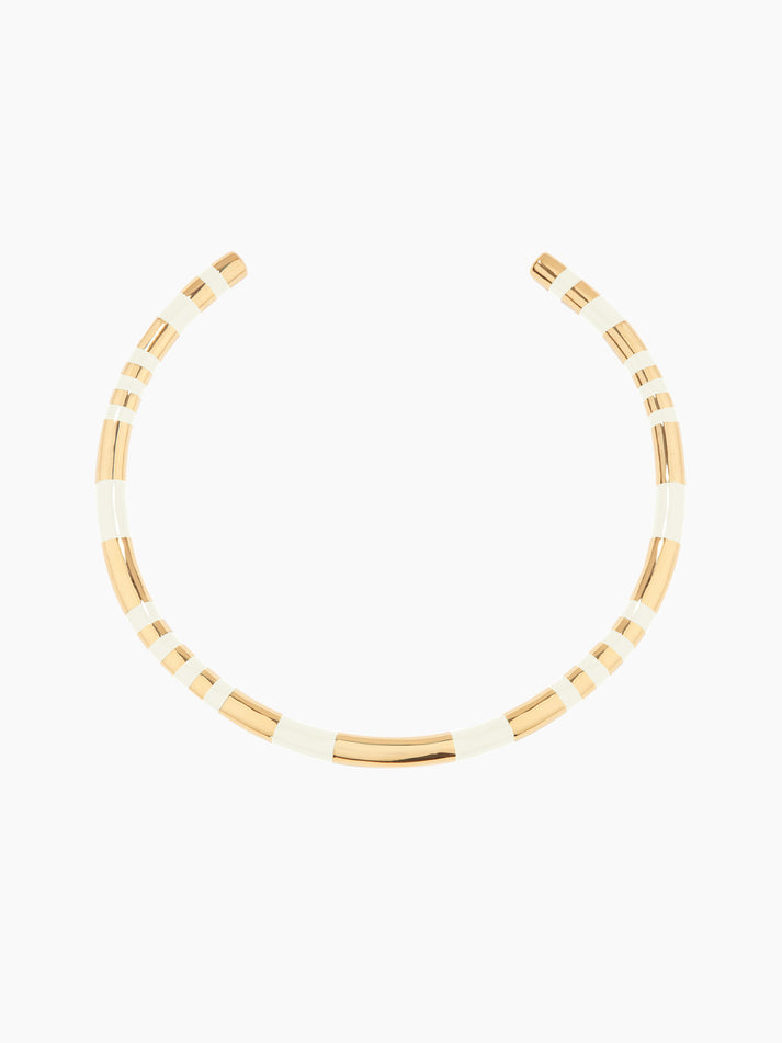 aurélie bidermann Collier Positano ivoire EXCS20CO11 MG