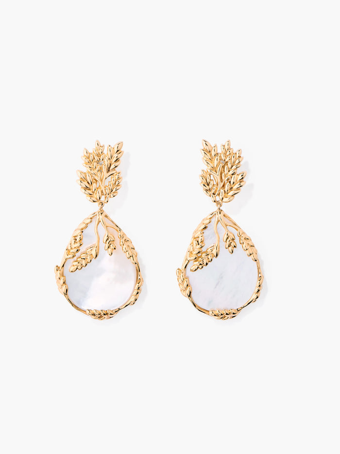 Boucles d'oreilles Françoise nacre