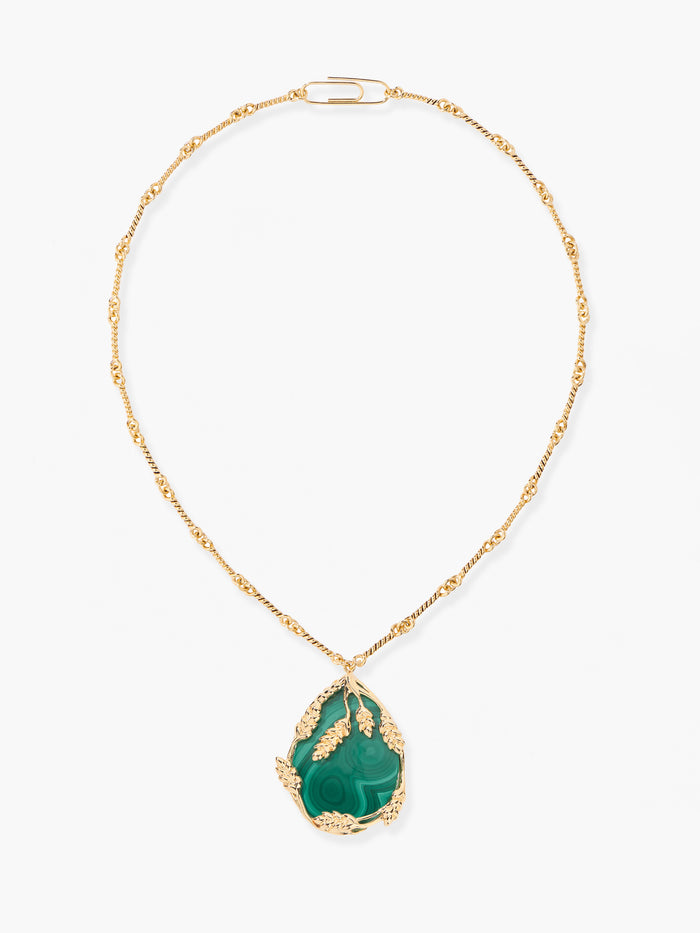Collier Françoise malachite