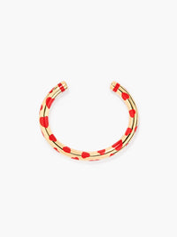 Positano Coral Heart Bangle