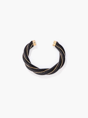Diana black snake bangle