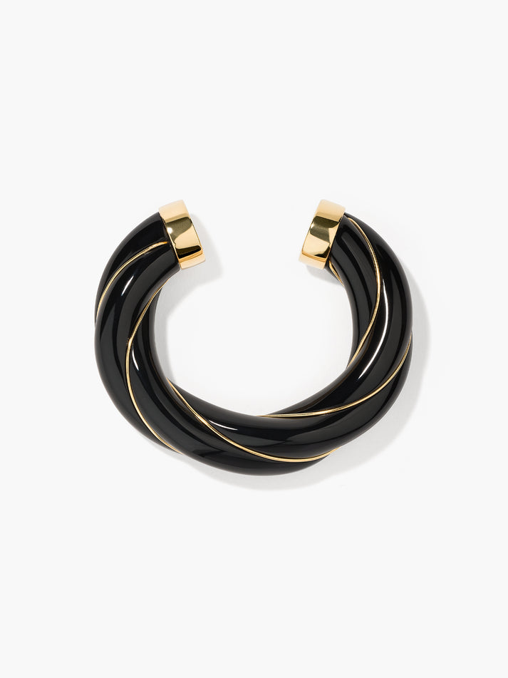 aurélie bidermann Jonc Diana noir XL FW21BR21 MG GM