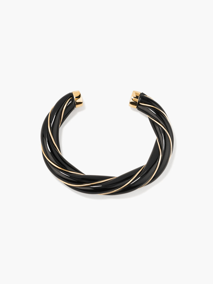 Diana black bangle