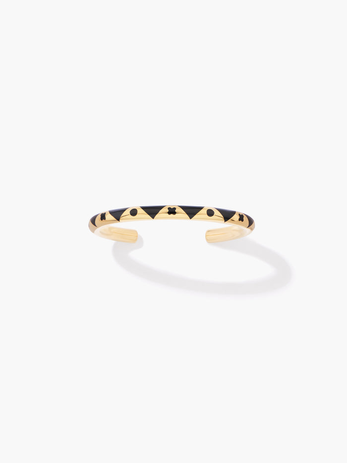 Positano black bangle