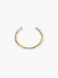 Turquoise starfish Positano bangle