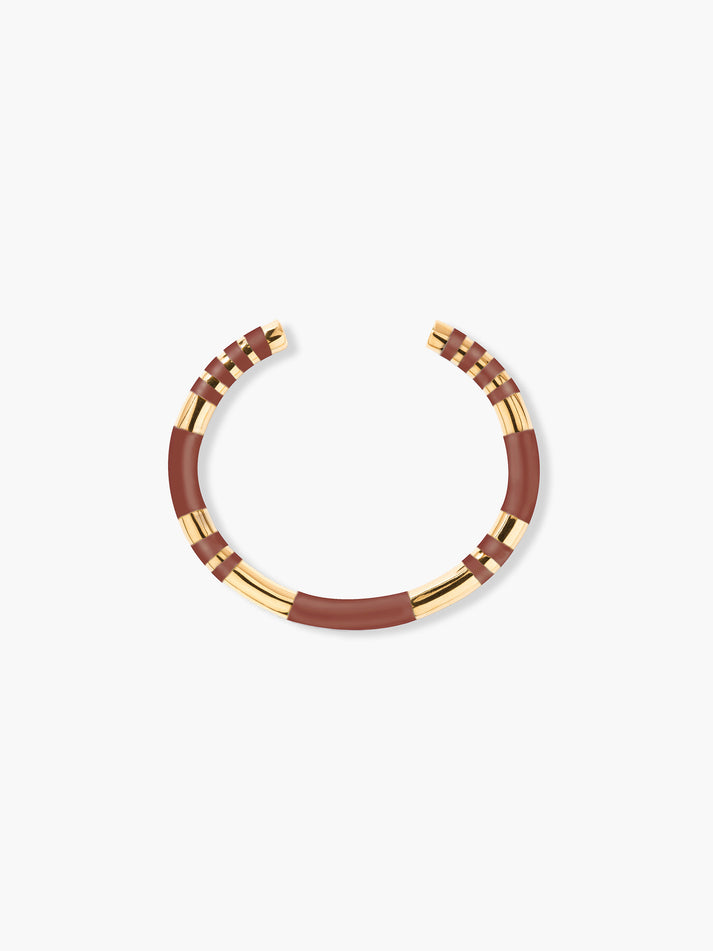 aurélie bidermann Jonc positano chocolat FW22BR16 MG