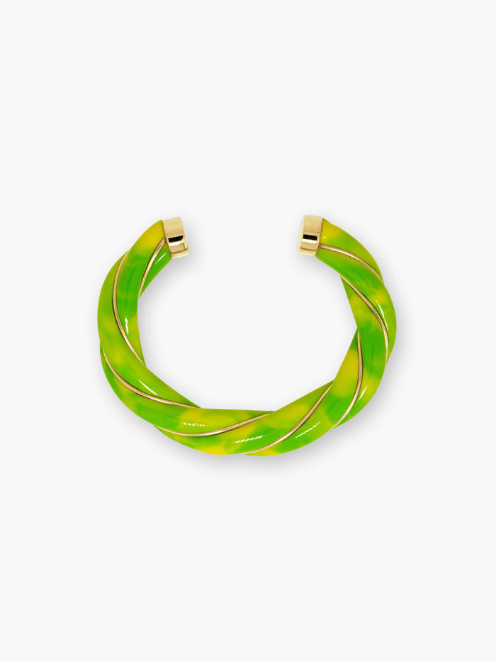 Diana tie & dye citrus bangle