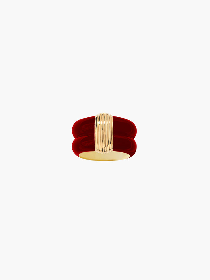 Burgundy Katt ring