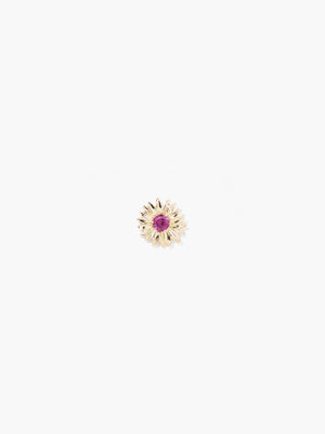 Boucle d’oreille Bouquet Grenat Rhodolite