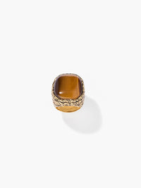 Miki tiger eye ring
