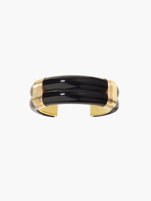 Bracelet Katt noir grand modèle
