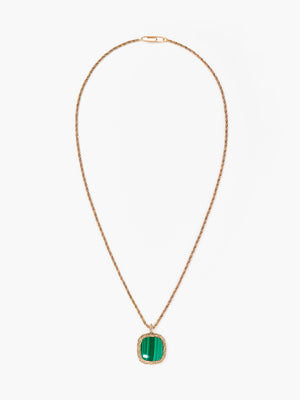 Sautoir Miki Malachite