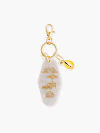 Lily of the Valley Merco yellow key ring