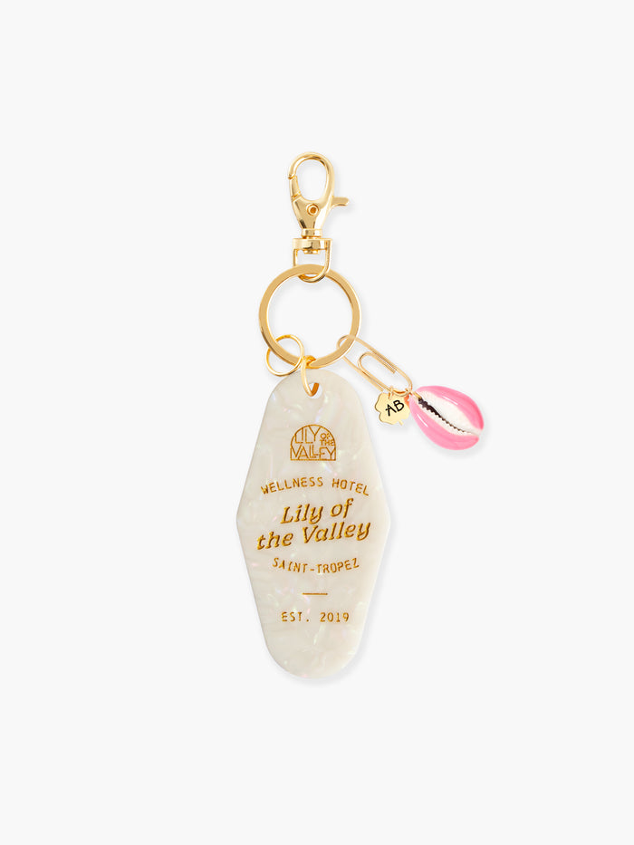 Lily of the Valley Merco pink key ring